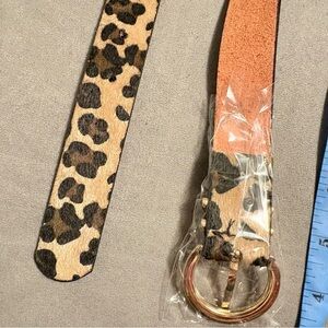Leopard Print Women's Belt